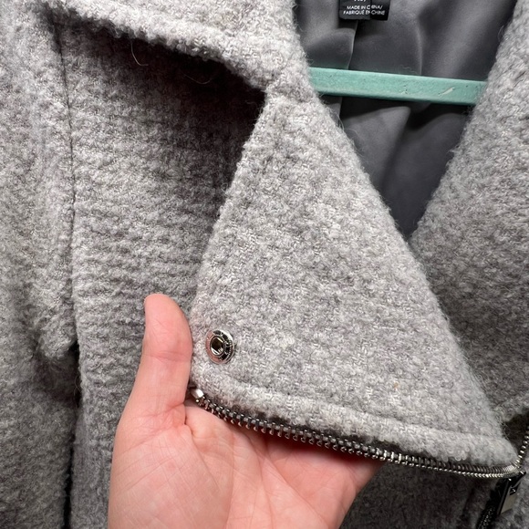 Club Monaco Wool tailored blend fur coat -thick, fancy winter coat XS - Picture 4 of 13